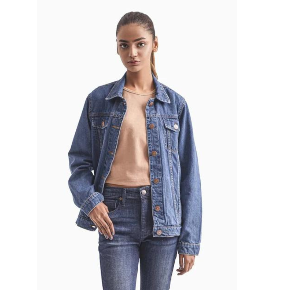 Mid Wash Classic Denim Jacket - Misfit